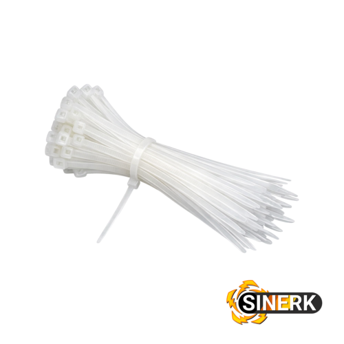 AMARRA PLASTICA BLANCA 15 CM X 3.6MM PAQUETE X 100 UND
