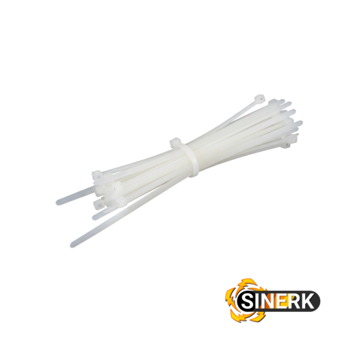 AMARRA PLASTICA BLANCA 20 CM X 3.6MM PAQUETE X 100 UND