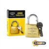 CANDADO CASTOR 40MM DORADO (TRES LLAVES)