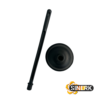 CHUPA SANITARIO MANGO PLASTICO NEGRA