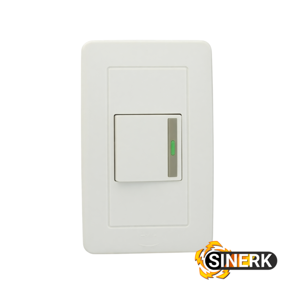 INTERRUPTOR ONIX SENCILLO CONMUTABLE BLANCO