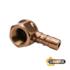 RACOR PARA MANGUERA DE GAS HEMBRA EN BRONCE 3/8"