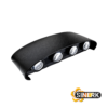 LAMPARA BAÑA MURO INTER LIGHT NEGRA 3000K 8 LUCES